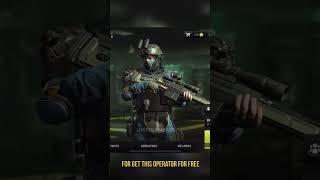 how get free operator #warzonemobile #codwarzonemobile