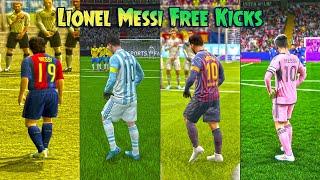 LIONEL MESSI Free Kicks From FIFA 2006 to 2025