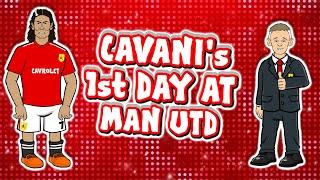 Cavani's 1st Day at Man Utd! (Transfer Announcement Parody First Day)