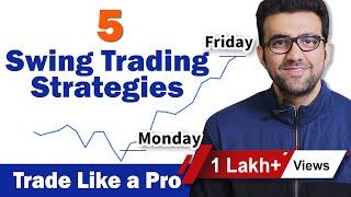 5 Swing Trading Strategies in 10 minutes | Siddharth Bhanushali