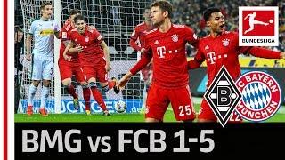 Borussia Mönchengladbach vs. FC Bayern München I 1-5 I Lewandowski's Record Show