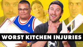 Pro Chefs Tell Their Worst Kitchen Injury Stories | Chef Notes | Bon Appétit