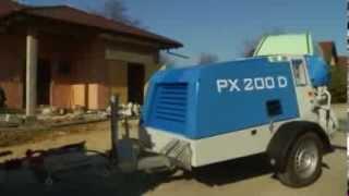 Пневмонагнетатель PNEUMIX PX 200 D (пневмобетононасос) STROJSTAV