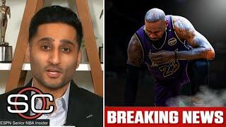 ESPN SC | Shams Charania has latest on LeBron James' official injury status for Lakers vs Nets game