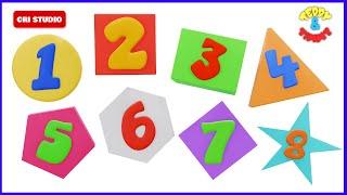 Learn Numbers & Shapes | Kids Videos for Kids | 123 go | Shapes Name |  Toddlers Video | Preschool