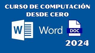  Cómo Crear Documentos en WORD | CURSO DE COMPUTACIÓN DESDE CERO   | Unidad 10