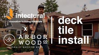Easy Deck Tile Installation