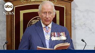 King Charles III defends Canada's sovereignty in speech to open parliament