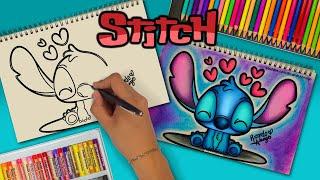 Cómo dibujar a STITCH BEBÉ - #dibujo #drawing #clases #clasesdedibujo #stitch #disney #tutorial