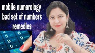 Advance mobile numerology session ||pair of numbers||  bad results || easy remedies