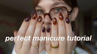 HOW TO DO A PERFECT MANICURE AT HOME LIKE A PRO *beginner friendly*