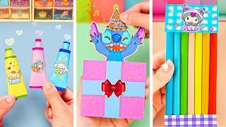 Easy craft ideas/ miniature craft /Paper craft/ how to make /DIY/school project/Tonni art and craft