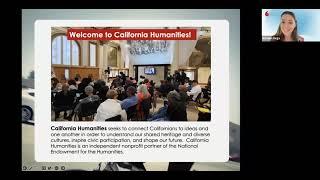 California Humanities Grantseeker Workshop  | September 2024