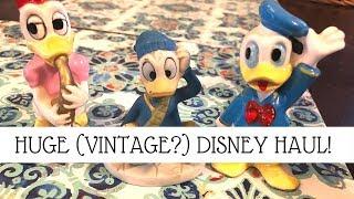 Yard Sale Haul | HUGE VINTAGE DISNEY HAUL! Mickey Mouse, Minnie Mouse, Goofy, Daffy and Donald Duck