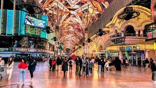 LAS VEGAS LIVE from Fremont Street Experience Friday Night - January 3, 2025