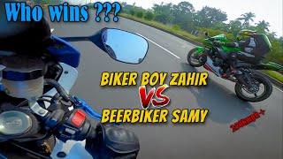 BeerBiker Samy VS Bikerboyzahir  Who wins??? 