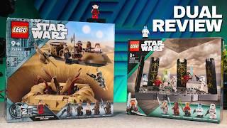 LEGO Star Wars: Ahsoka Tano's Duel on Peridea 75385 + Desert Skiff & Sarlacc Pit 75396