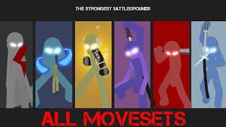 New Year’s Special - The Strongest Battlegrounds: ALL MOVESETS (OUTDATED) | Stick Nodes