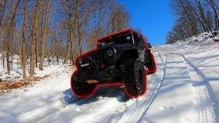 (GETS MAD) SHE THINKS OFF ROADING IN THE SNOW IS TOO DANGEROUS | Jeep Wrangler PART 1