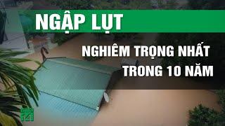 Quảng Ninh, Hải Phòng: Mưa lớn nhấn chìm nhiều nơi, xe CSGT loay hoay trong biển nước | VTC14