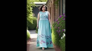 Unveiling Size Inclusive Digital Glamour: 145 Stylish Plus Size Dresses for Summer 2023