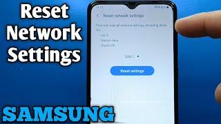 How to reset network settings on Samsung Galaxy A02