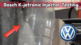 Bosch K-jetronic Injector Testing