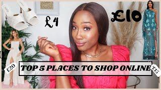 TOP 5 PLACES TO SHOP ONLINE  2020 ( AFFORDABLE TRENDY CLOTHES & DESIGNER DUPES)