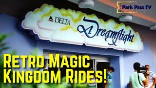 Delta DreamFlight the Magic Kingdom Skyway & Retro Tomorrowland in Walt Disney World from 1989!