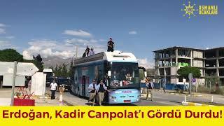 Erdoğan Kadir Canpolat’ı gördü aracı durdurdu