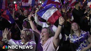 Far-right party wins first round of French parliamentary election