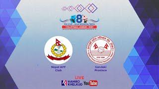 APF vs Gandaki : Men's Match 3 - 8th PM Cup NVA Volleyball League 2081