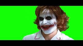 Joker saying Hi to Harvey Dent - The Dark Knight meme - Green Screen