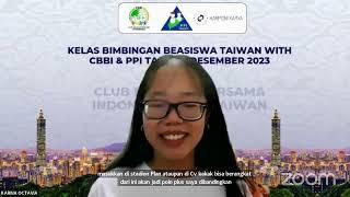 Bimbingan Beasiswa Taiwan Bersama CBBI & PPI Taiwan 2