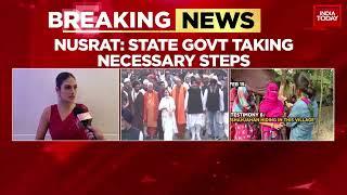 MP Nusrat Jahan Explains Absence from Sandeshkhali, Cites Law and Order
