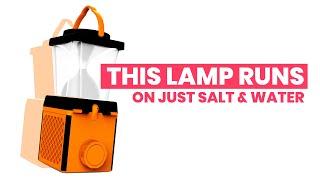 This Lamp Runs on Just Salt & Water!