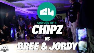 CHIPZ vs BREE & JORDY | 2v2 Open Styles Prelims | Culture of 4 20th Anniversary | #SXSTV