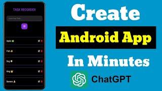 How To Create An App With CHATGPT For Free In Minutes