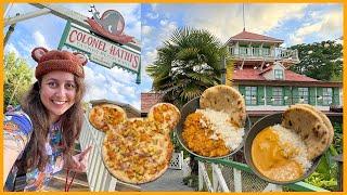NEW Menu at DISNEYLAND PARIS | Colonel Hathi's INDIAN Food & Curry Mickey Pizza 2024