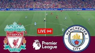 [LIVE] Liverpool vs Manchester City Premier League 24/25 Full Match - Video Game Simulation