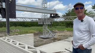 Printing A Building On Site With 3 Guys (best on-site gantry hose management I've ever seen)