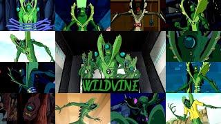 All wildvine transformations in all Ben 10 series