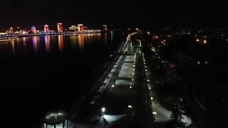 Night Blagoveshchensk through the eyes of Mavic Air