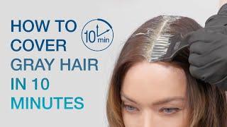 How to Color and Cover Gray Hair in 10 Minutes | Studio Stylist Express | Kenra Color
