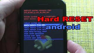 Hard reset  android