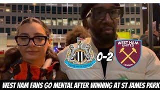 Newcastle 0-2 West Ham match vlog - DISGRACEFUL SECOND HALF PERFORMANCE HAS RUINED US  !!!!!