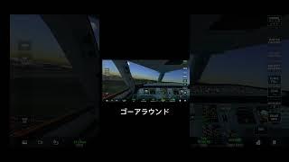 羽田空港 着陸断念 ゴーアラウンド【RFS】