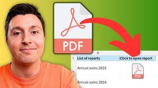 How to Insert a PDF File Inside Excel (Link and Embed)