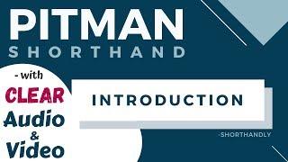 Pitman Shorthand Course (Introduction) Full Course