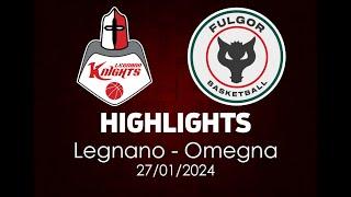 Highlights Legnano - Omegna del 27/01/2024